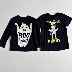Okie Dokie Halloween 2 Boy Shirts Size 4T Bundle